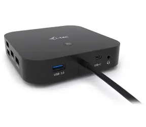i-tec USB-C Dual Display Dock 100W (112W AC) / 2x DisplayPort / RJ-45 / 3x USB 3.0 / 2x USB 2.0 / 2x USB-C / 3.5mm jack