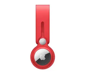 Apple AirTag Leather Loop - (PRODUCT)RED / kožené poutko