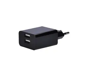 Solight DC48A USB nabíjecí adaptér černá / 2x USB / 3100mA max. / AC 230V
