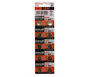 Maxell LR44 150mAh / Alkalická knoflíková baterie / 1.5V / baleno po 10ks