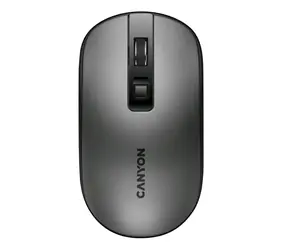 CANYON MW-18 šedá / Bezdrátová optická myš / 1600 DPI / 4 tlačítka / USB 2.4 GHz