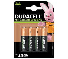DURACELL - Nabíjecí AA 2500mAh 4 ks