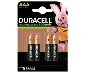DURACELL - Nabíjecí AAA 900mAh 4 ks