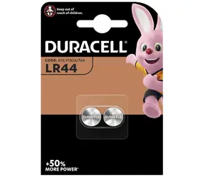 DURACELL - Knoflíková baterie LR44 2 ks