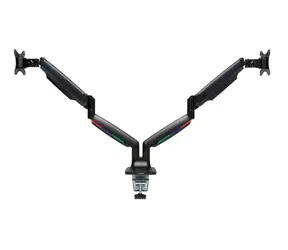 Kensington Rameno na dva monitory SmartFit černá / až 9 kg / 170–505 mm / nastavení výšky jedním dotykem