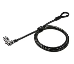 Kensington tenký kombinační zámek na notebook / 4místný číslený kód 