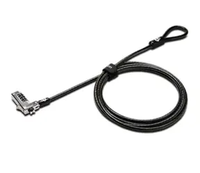 Kensington tenký kombinační zámek NanoSaver / 4místný číslený kód / Register & Retrieve