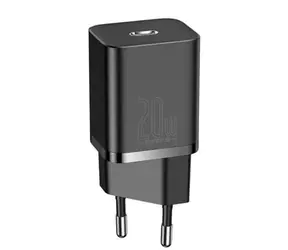 Baseus CCSUP-B01 Super Si Quick Charger USB-C 20W černá / 5V / 3A