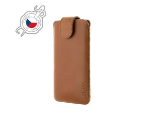 FIXED Posh Kožené pouzdro velikost 6XL (FIXPOM2-BRW-6XL) hnědá