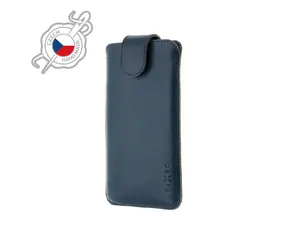 FIXED Posh Kožené pouzdro velikost 4XL+ modrá