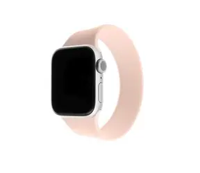 FIXED Silicone Strap Elastický silikonový řemínek pro Apple Watch 42 & 44mm velikost L růžová
