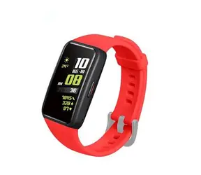 FIXED Silicone Strap Silikonový řemínek pro Huawei Band 6 červená