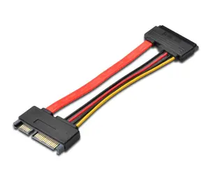 PremiumCord SATA prodlužovací kabel 15 cm / SATA 22 pin / data+napájení
