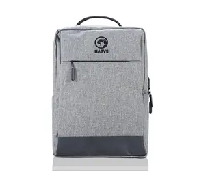 Marvo BA-03 šedá / Batoh pro notebooky do 15.6" / Rozměry: 40x30x12 cm / USB port