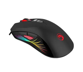 Marvo M519 černá / herní myš / 12000 DPI / 8 tlačítek / USB / 1.5m / RGB LED podsvícení