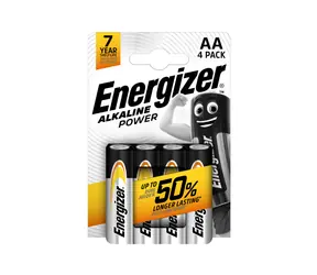 Energizer alkalická baterie AA LR6 Mignon 1.5V  4 ks