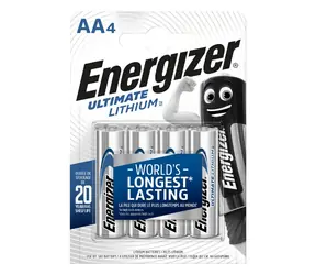 Energizer Ultimate Lithium Baterie - Tužka AA 4 ks