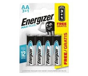 Energizer MAX Plus Baterie -  Tužka AA 4 ks (3+1 zdarma)