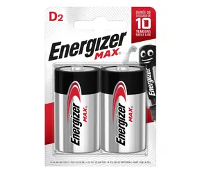 Energizer MAX Baterie -  Velký monočlánek D 2 ks