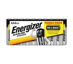 Energizer Alkaline Power Baterie - Mikrotužka AAA Family Pack 10 ks