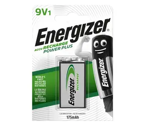 Energizer POWER PLUS Nabíjecí baterie - 9V - 175 mAh 1 ks