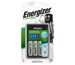 Energizer nabíječka - 1 hodinová + 4xAA Extreme 2300 mAh