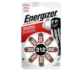 Energizer baterie do naslouchadel - 312 DP (PR41) 8 ks