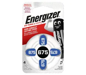 Energizer baterie do naslouchadel - 675 DP (PR44) 4 ks