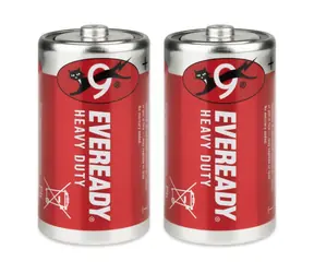 Eveready Baterie - Velký monočlánek D 2 ks