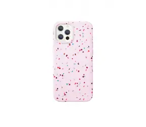 Uniq Coehl Terrazzo pouzdro pro Apple iPhone 12 Pro Max BLUSH PINK (růžová)