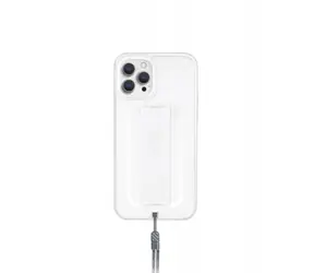 Uniq Hybrid Heldro Antimicrobial pouzdro pro Apple iPhone 12 & 12 Pro NATURAL FROST (čirá)