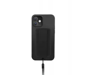 Uniq Hybrid Heldro Antimicrobial pouzdro pro Apple iPhone 12 mini MIDNIGHT BLACK (černá)
