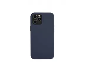 Uniq Hybrid Lino Hue Antimicrobial pouzdro pro Apple iPhone 12 Pro Max MARINE (modrá)