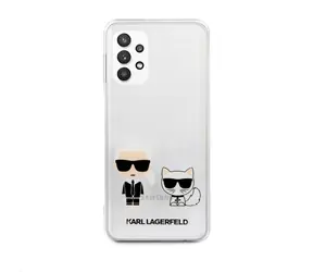 Karl Lagerfeld PC&TPU Karl & Choupette Kryt pro Samsung Galaxy A32 5G transparentní