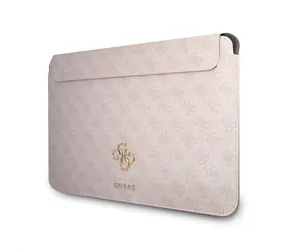 GUESS PU 4G Metal Logo Computer Sleeve 13" růžová
