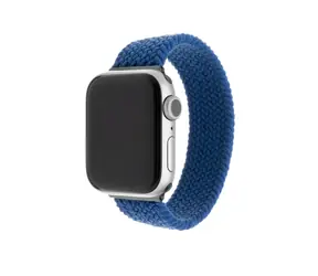 FIXED Nylon Strap Elastický nylonový řemínek pro Apple Watch 38 & 40mm velikost L modrá