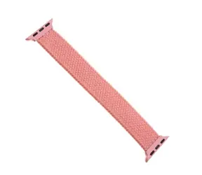 FIXED Nylon Strap Elastický nylonový řemínek pro Apple Watch 42 & 44mm velikost S růžová