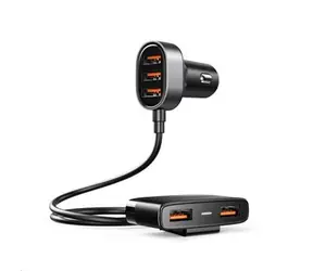 Joyroom JR-CL03 USB-A autonabíječka do auta s 5 porty černá / 5x USB-A / 5 V / 6.2 A