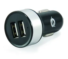 Conceptronic CUSBCAR2A USB autonabíječka černá / 10.5 W / 2x USB-A / 5 V / 2.1 A
