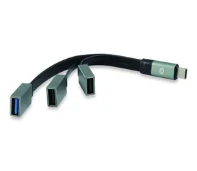Conceptronic HUBBIES01G USB-C hub / 2x USB-A 2.0 / 1x USB-A 3.0