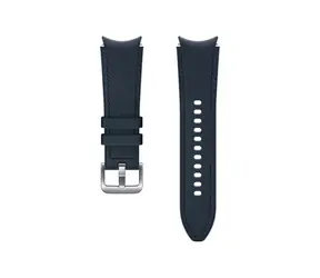 SAMSUNG Hybridní kožený řemínek 20 mm (S-M) modrá