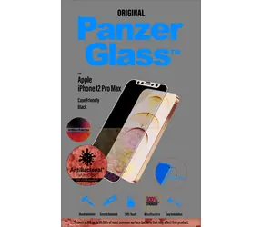 PanzerGlass Tvrzené sklo Case Friendly AntiGlare pro Apple iPhone 12 Pro Max černá
