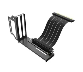 AKASA Riser Black Pro černá / vertikální držák s kabelem PCIe 3.0 x16