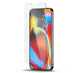 Spigen tR Slim HD ochranné sklo s výřezem pro senzory pro iPhone 13 & 13 Pro & 16e čirá