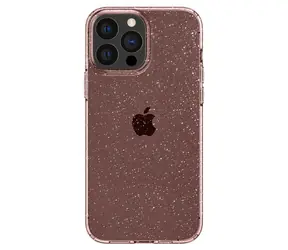 Spigen Liquid Crystal Glitter Zadní kryt pro Apple iPhone 13 Pro Max transparentní-růžová