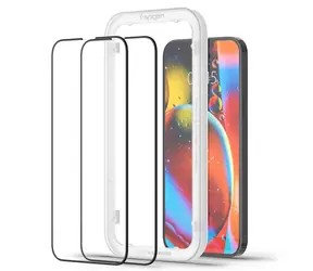 Spigen tR Align Master Black 2 Pack ochranné sklo pro Apple iPhone 13 & 13 Pro & 16e