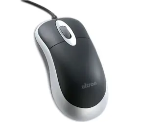 Ultron UM-100 USB černá / optická myš / 800dpi / USB / 1.8m