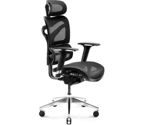 Diablo V-Commander černá / ergonomická židle / nastavitelná / síťovaná / pojezdová kolečka / nosnost 200 kg