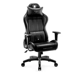Diablo X-One 2.0 King černá / Herní židle / nastavitelná / syntetická kůže / pojezdová kolečka / nosnost 180 kg