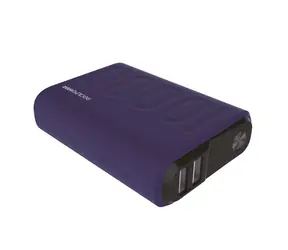 RealPower PB-10000 PD+ modrá / Powerbanka 10000 mAh / USB & USB-C / 12V / 3A